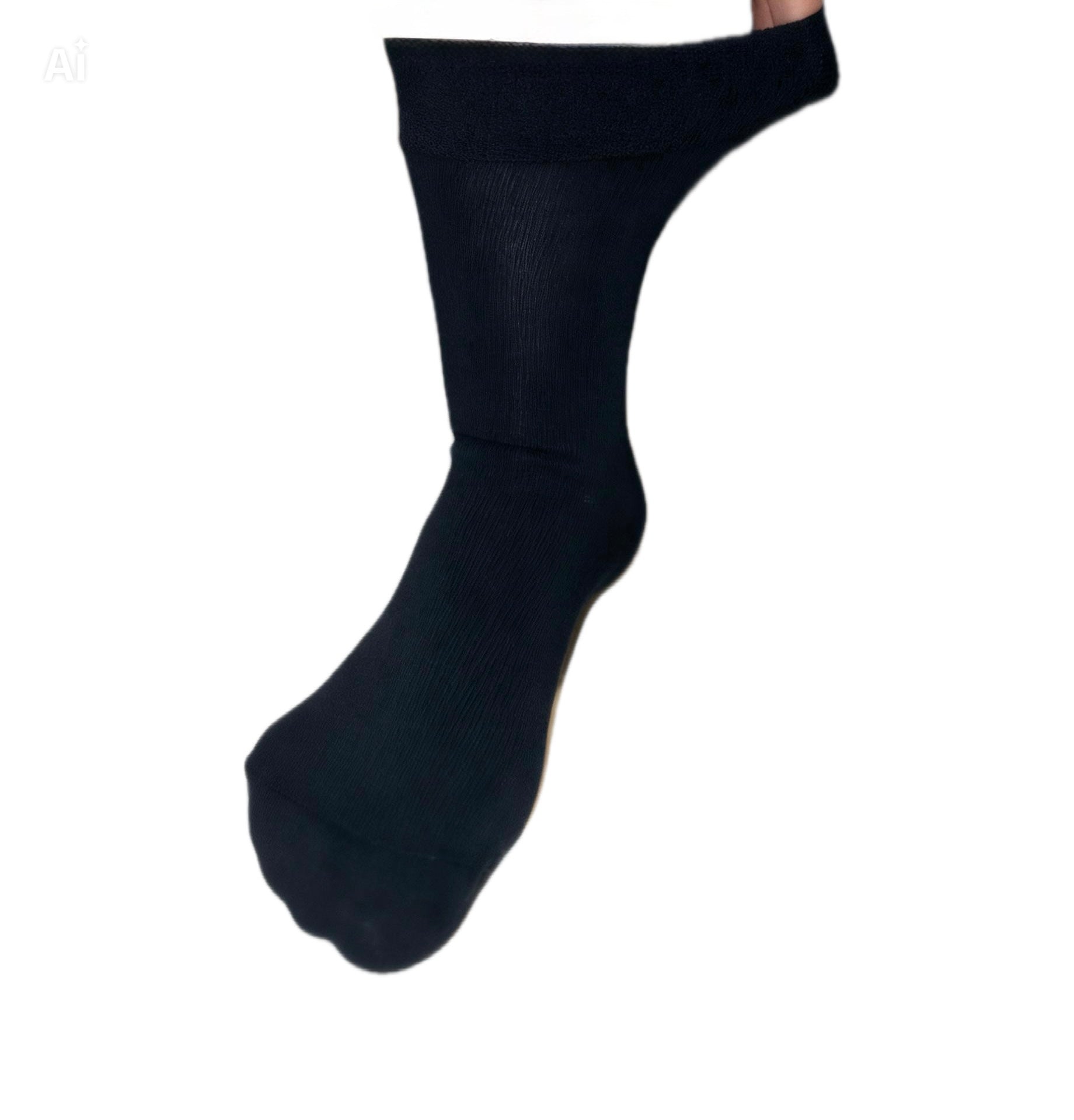 Unisex Breathable Thin Cotton Socks Casual-Black