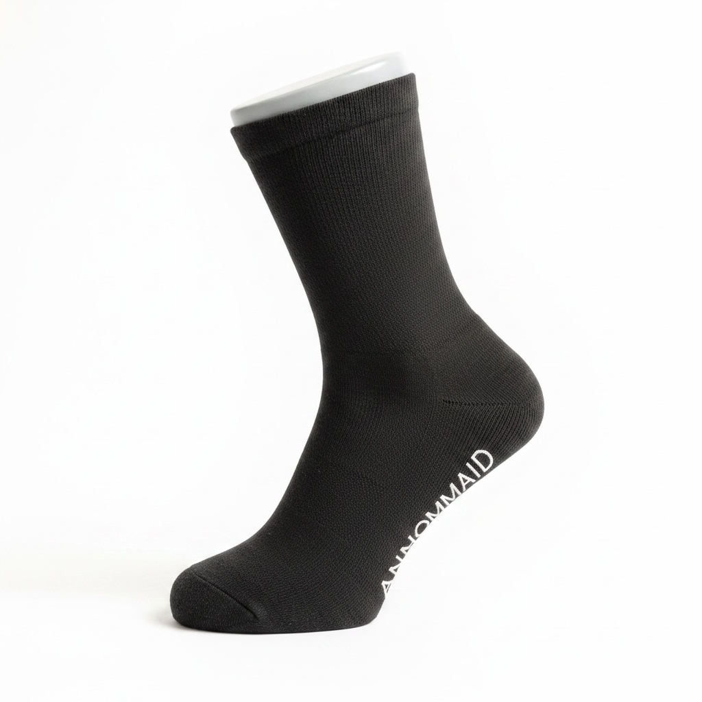 Crew Modal Socks With Gentle Arch Support-Black