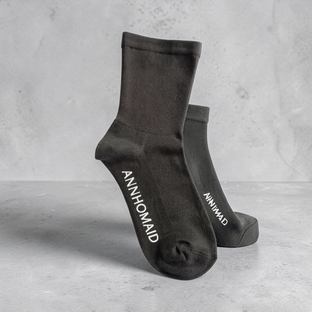 Crew Modal Socks With Gentle Arch Support-Black