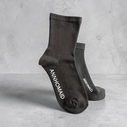 Crew Modal Socks With Gentle Arch Support-Black