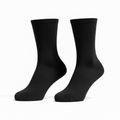 Crew Modal Socks With Gentle Arch Support-Black